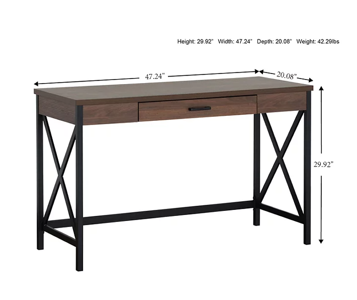 Dark Walnut Writing Desk - Image 3