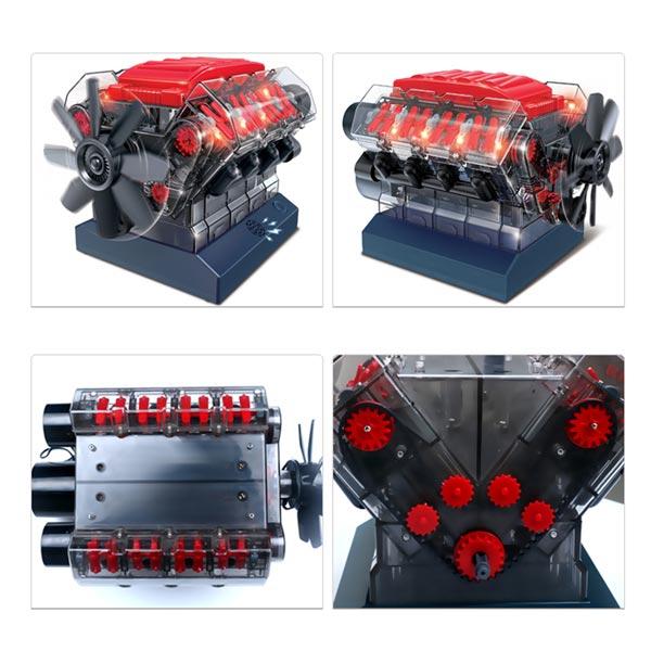 V8 Engine Model Kit - Build Your Own V8 Engine - Image 2